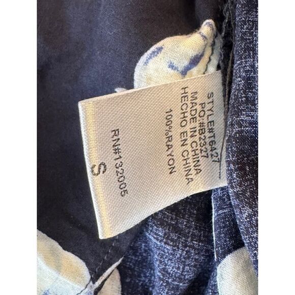 Entro Black Floral Cold Shoulder Peplum Blouse Women’s Size S – Boho Summer Top - Picture 9 of 12